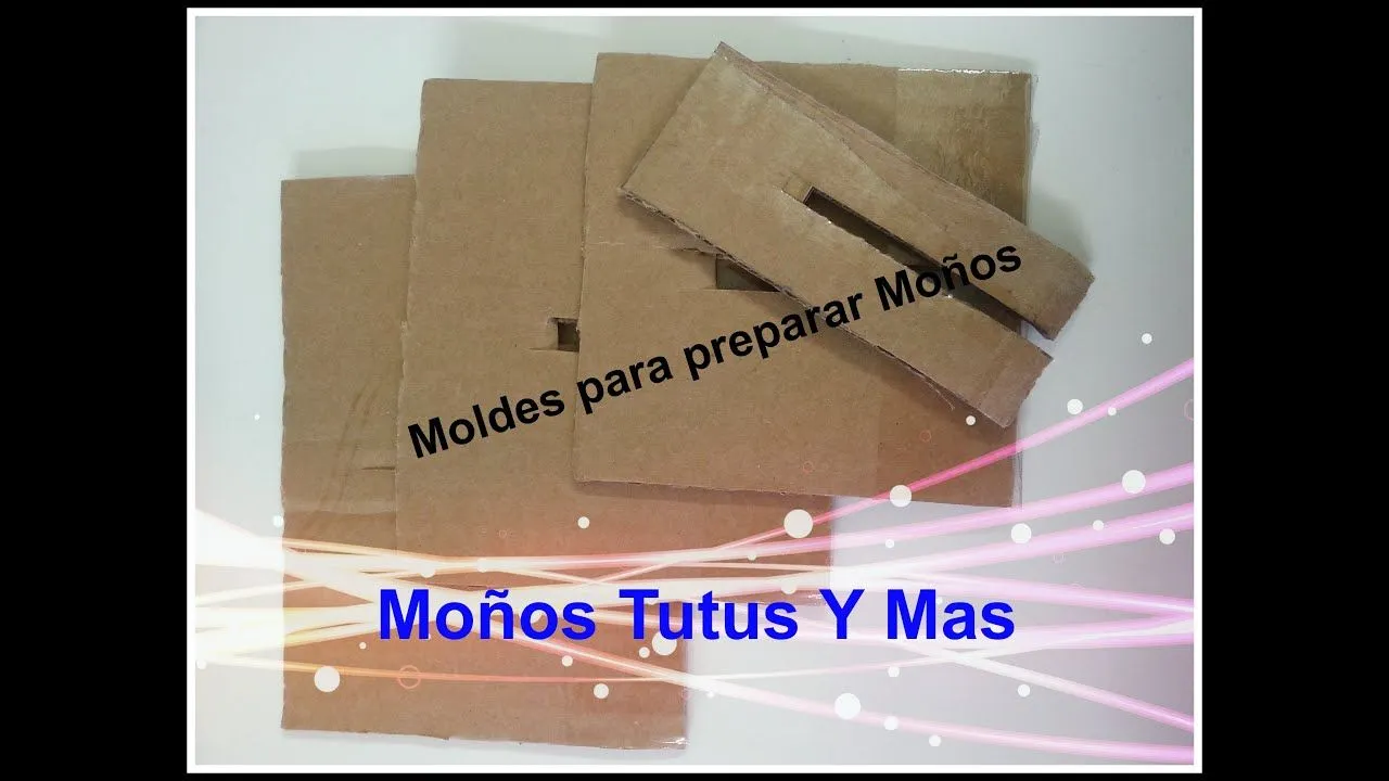 Molde de carton para hacer moños - BOW MAKING TEMPLATE - moños ...