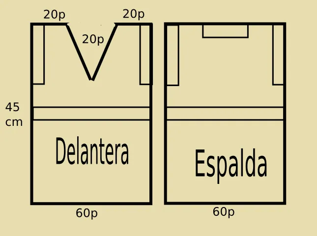 Moldes para un chaleco - Imagui