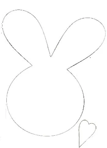 Molde de conejo en foami - Imagui