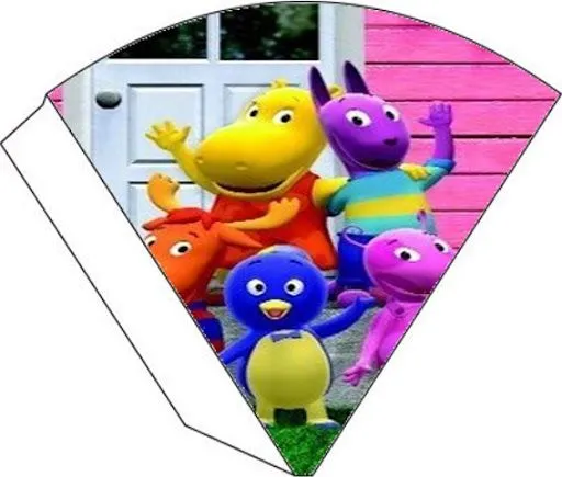 MOLDE CONO DE BACKYARDIGANS | Moldes