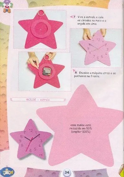 Molde de estrellas en foami - Imagui