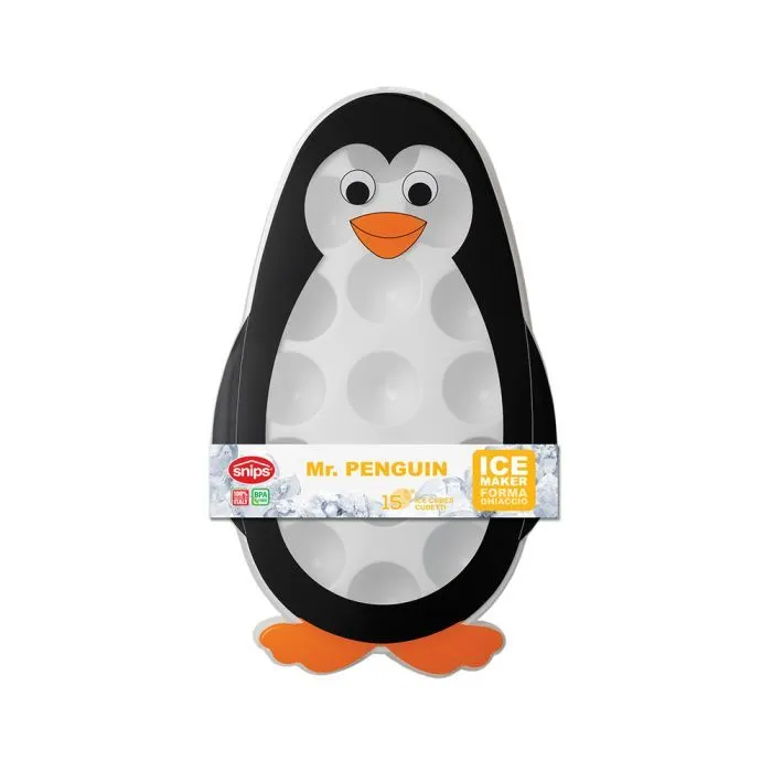 molde para hielos con tapa ''mr penguin'' snips