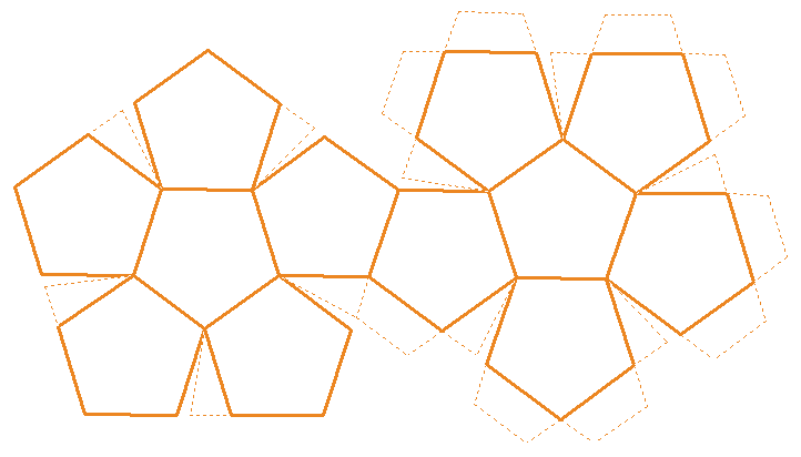 Molde de icosaedro - Imagui