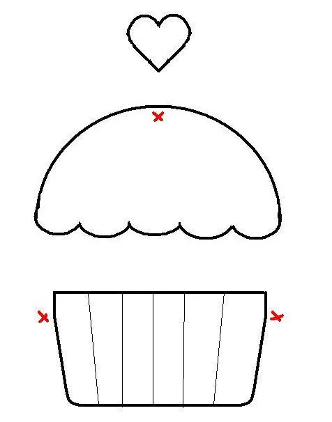 Moldes de cupcakes - Imagui