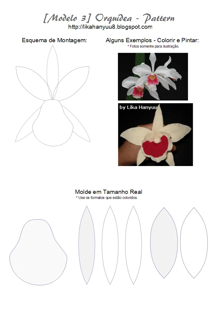 Molde de orquideas - Imagui