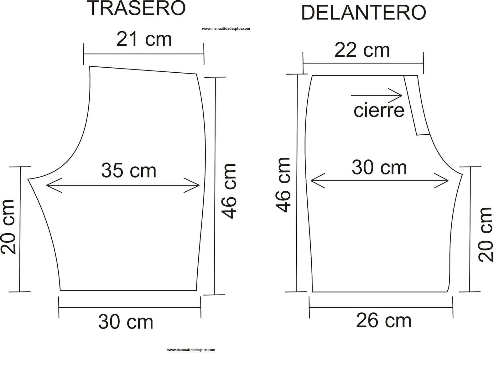 Molde de pantalón para bebé - Imagui