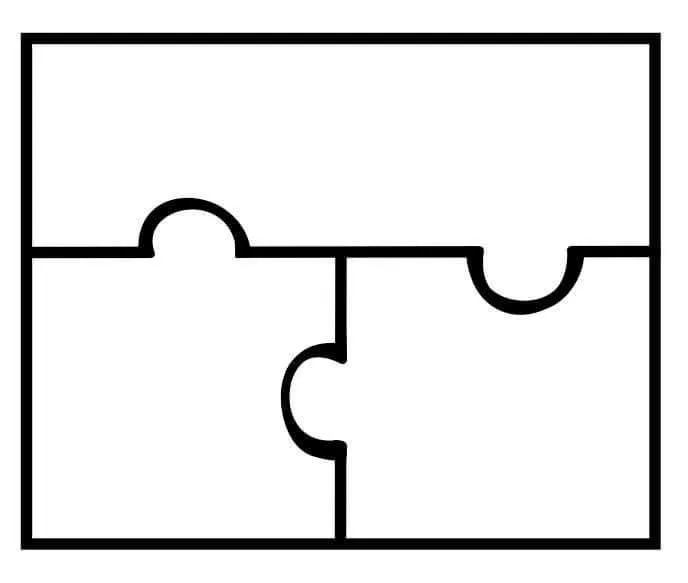 Molde de rompecabezas para hacer material didáctico. | Materiales  didacticos, Didactico, Organizadores gráficos