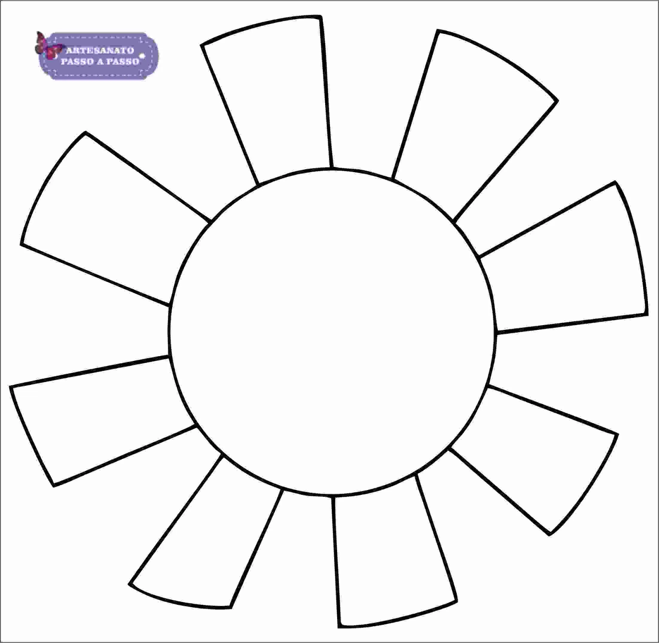 Molde de Sol para imprimir - Artesanato Passo a Passo! | Sol para imprimir,  Artesanato de sol, Sol para colorir