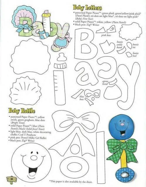 Imagenes sonajas para baby shower - Imagui