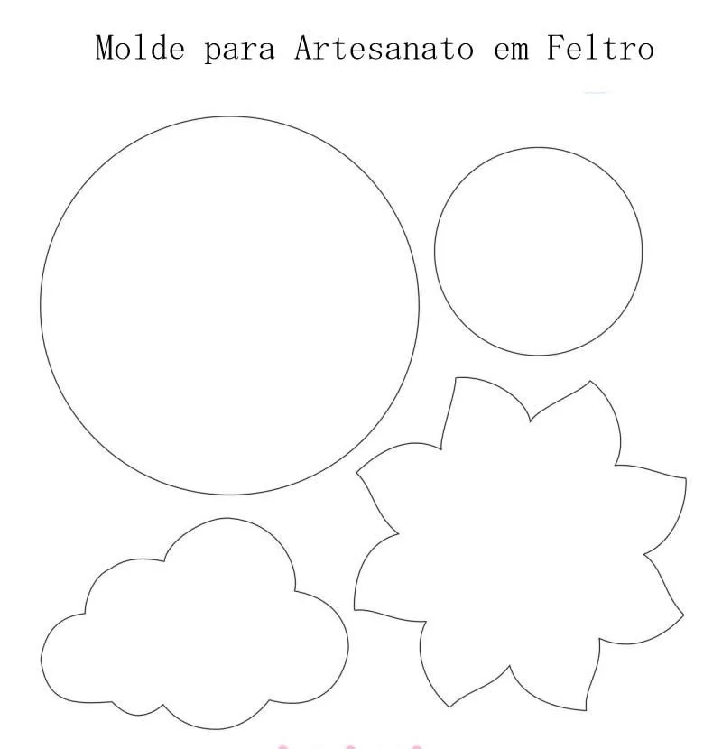 Molde para trabalho em feltro | Chaveiro de feltro, Feltragem, Artesanatos  bíblicos