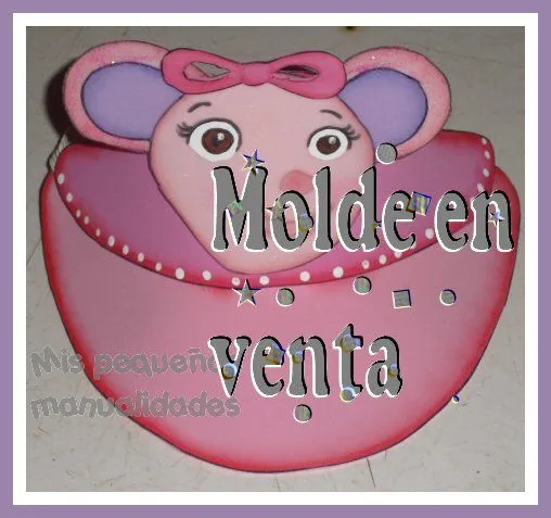 Moldes de Angelina Ballerina en foami - Imagui