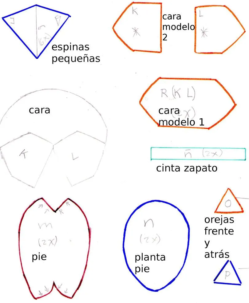 moldes para armar tu propio peluche de sonic - Taringa!