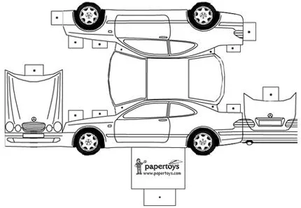 Moldes para hacer carros - Imagui