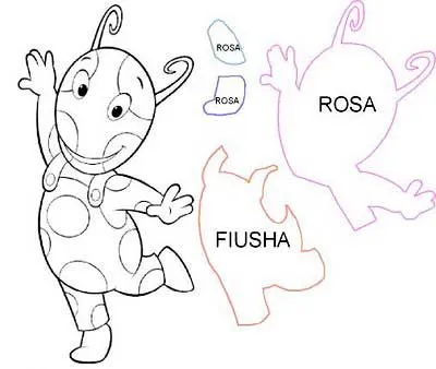 Moldes dos Backyardigans | Painel Criativo