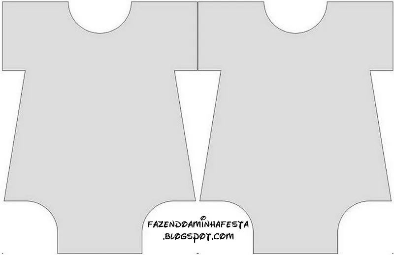 Moldes para body de bebé - Imagui