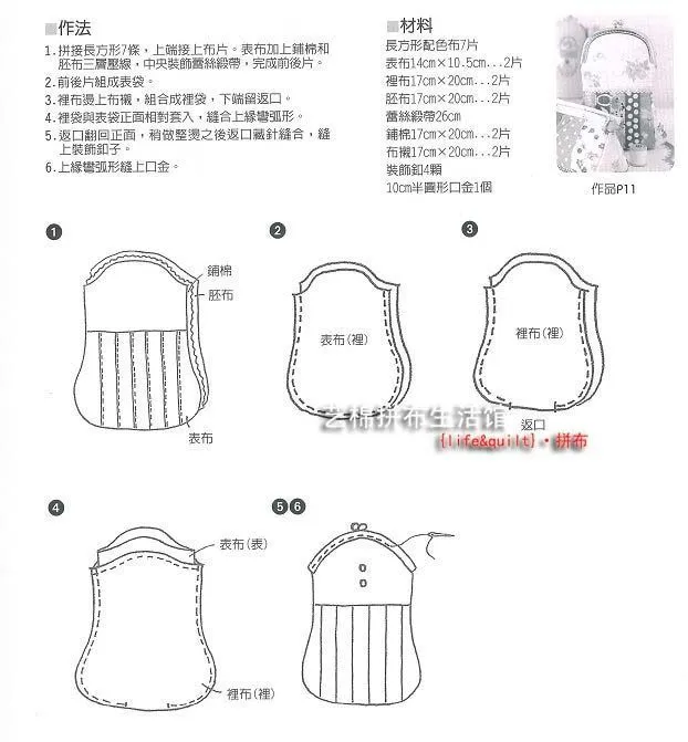 Moldes para bolsas em tecido - Imagui