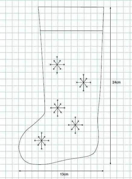 Moldes botas navideñas - Imagui