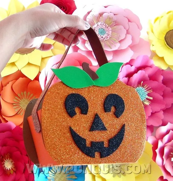 Moldes para realizar cajita dulcero para Halloween de Calabaza – Galería Ponquis