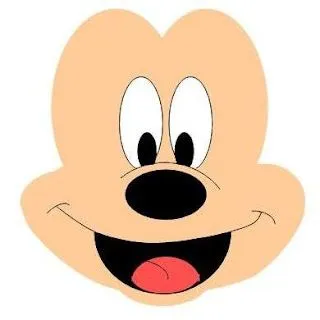 Moldes de la cara de Mickey Mouse para imprimir - Imagui