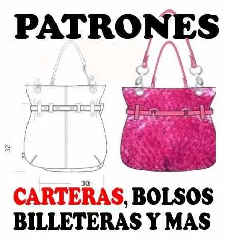 Moldes para hacer carteras y bolsos gratis - Imagui | Sacs | Pinterest