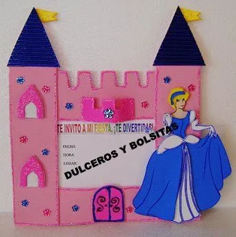 Moldes para castillos de princesas - Imagui