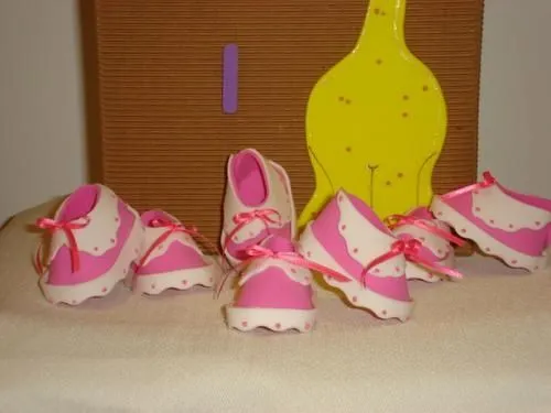 Moldes para escarpines de goma eva - Imagui