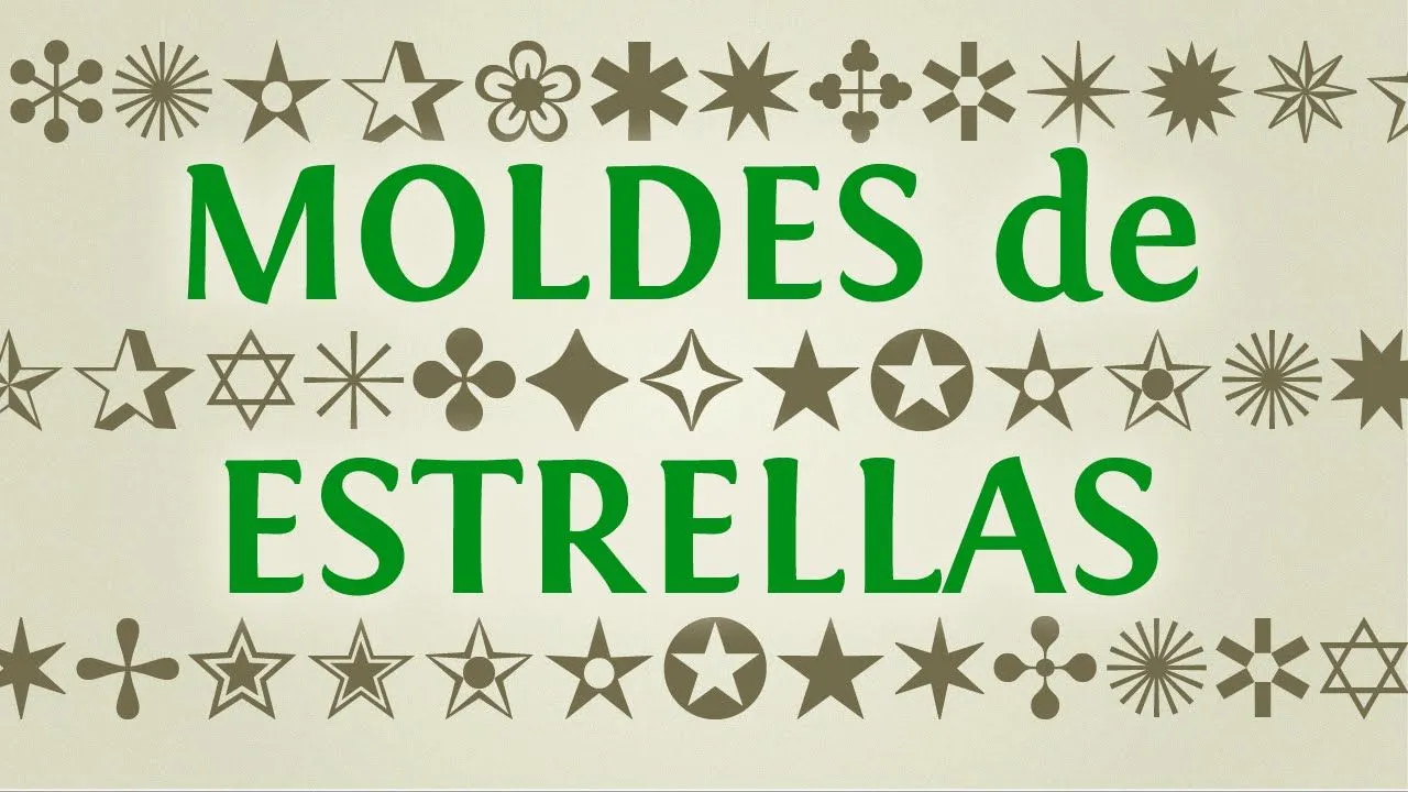 Moldes de estrellas para imprimir y recortar :: Diseños de estrellas para  decorar :: Dibujos de estrellas