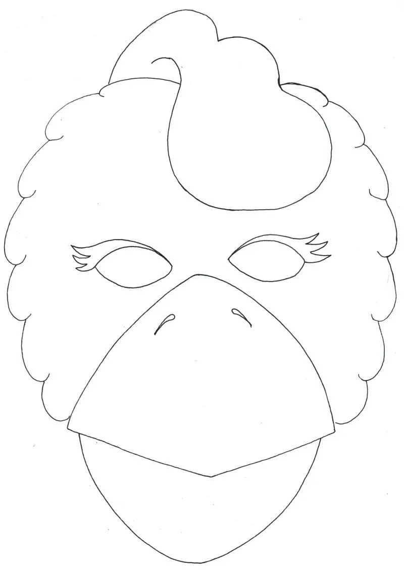 Moldes y Figuras de Sucha Foami: antifaz