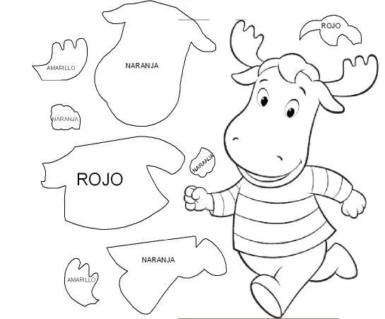 MOLDE PABLO BACKYARDIGANS - Imagui