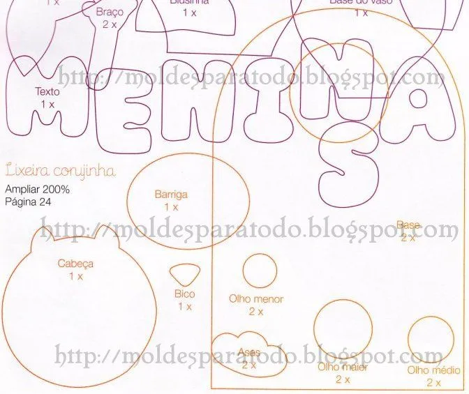 Moldes con foami los picapi - Imagui