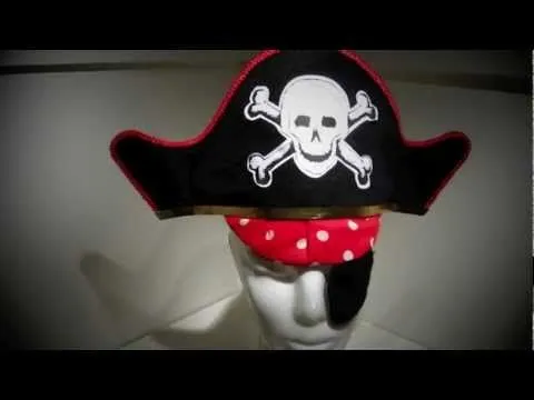 Molde de gorro pirata - Imagui