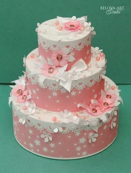 Moldes Gratis: molde para hacer un pastel de papel