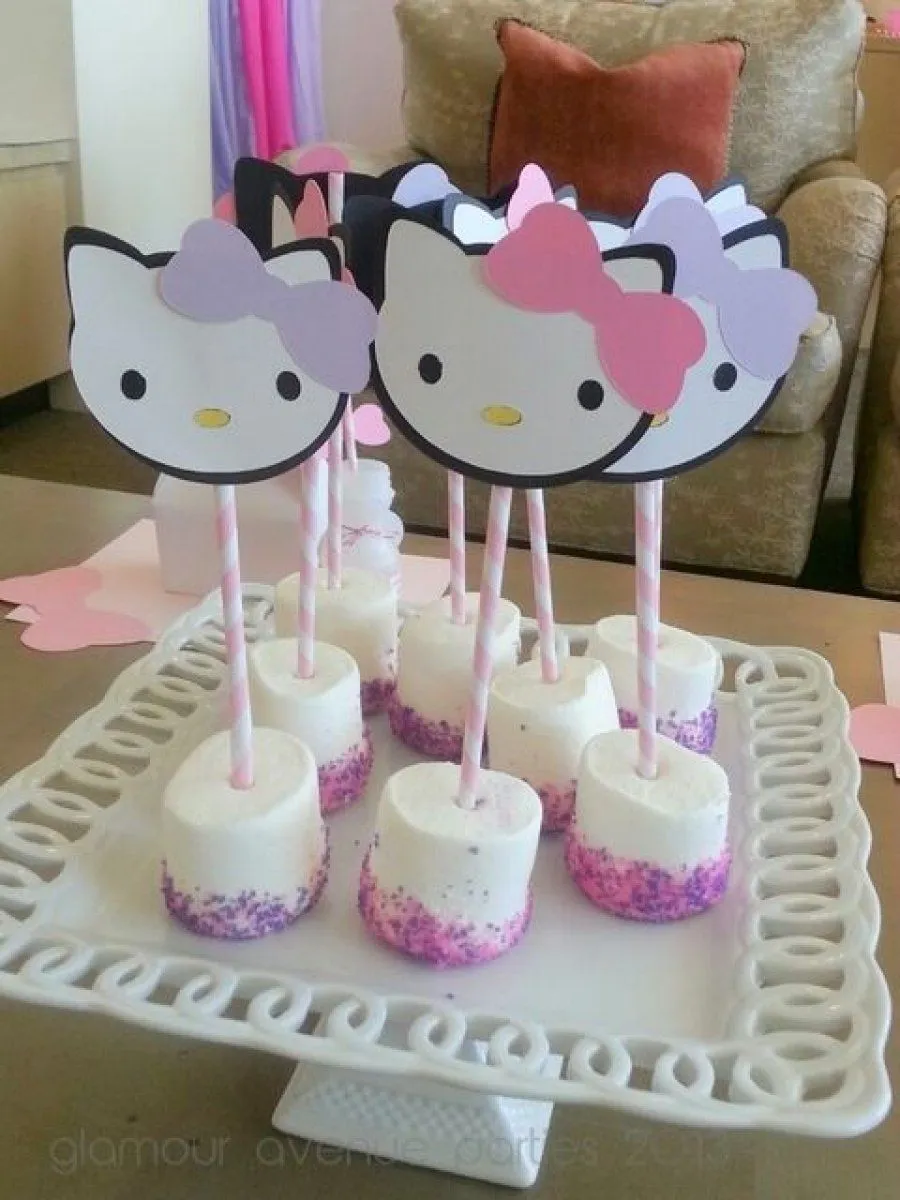 Moldes e ideas para un cumpleaños de Hello kitty | Manualidades