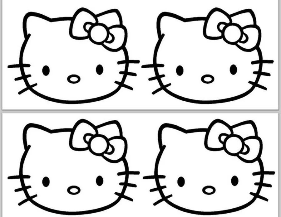 Moldes e ideas para un cumpleaños de Hello kitty | Manualidades