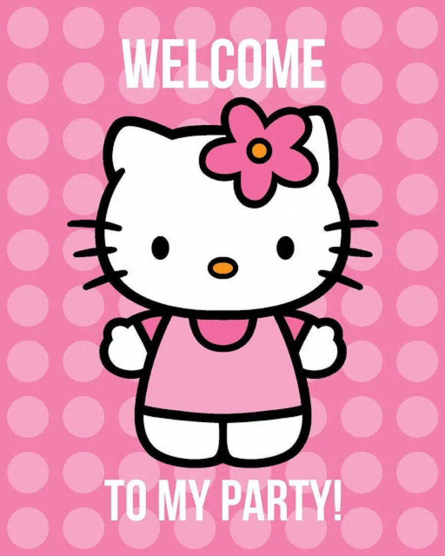 Moldes e ideas para un cumpleaños de Hello kitty | Manualidades