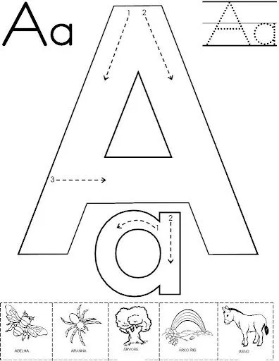 Moldes de letras del abecedario - Imagui