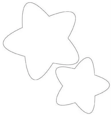 Molde de estrella - Imagui