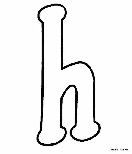 Moldes de letras gordas para imprimir - Imagui