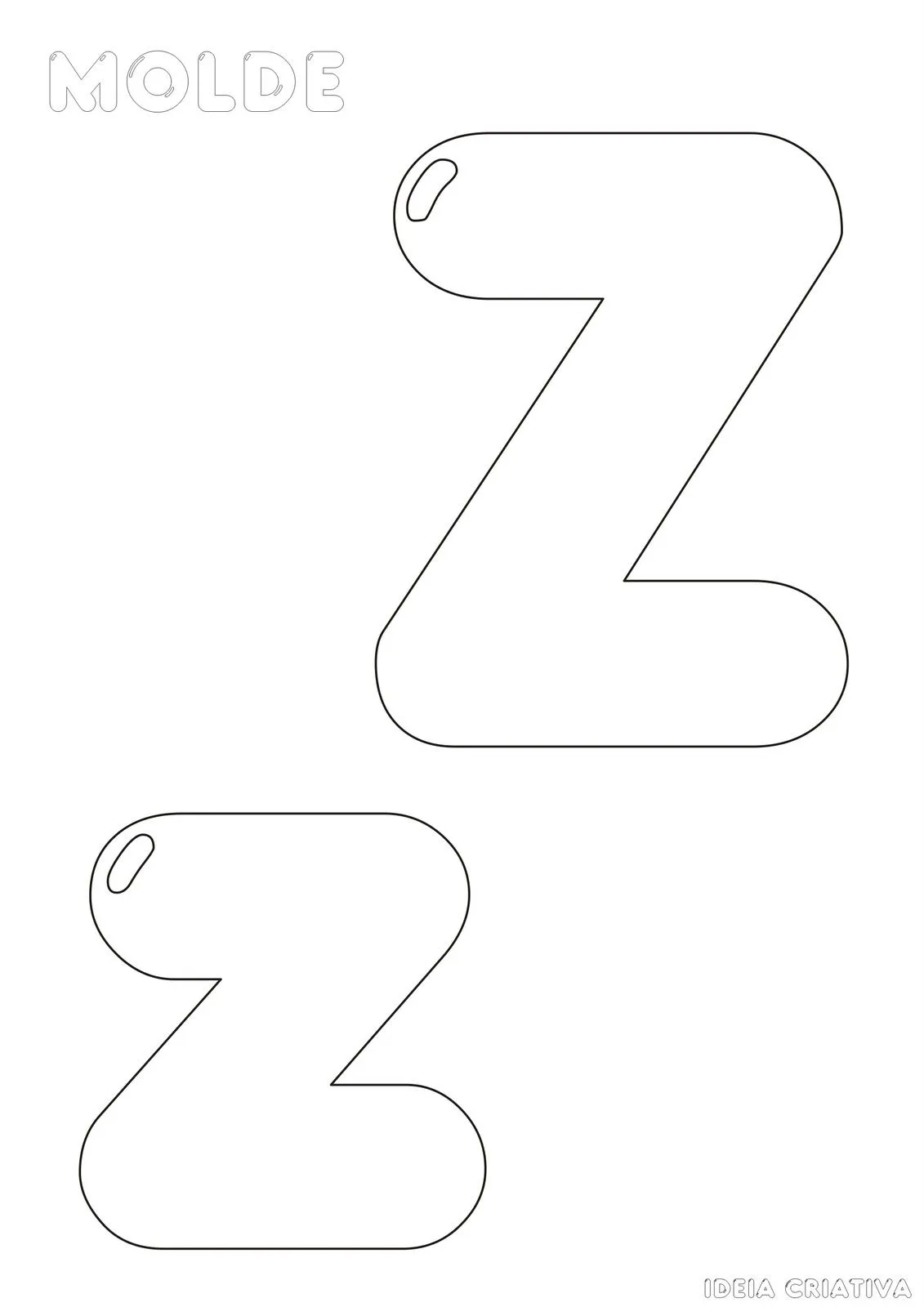 Moldes de letras de la a a la z - Imagui