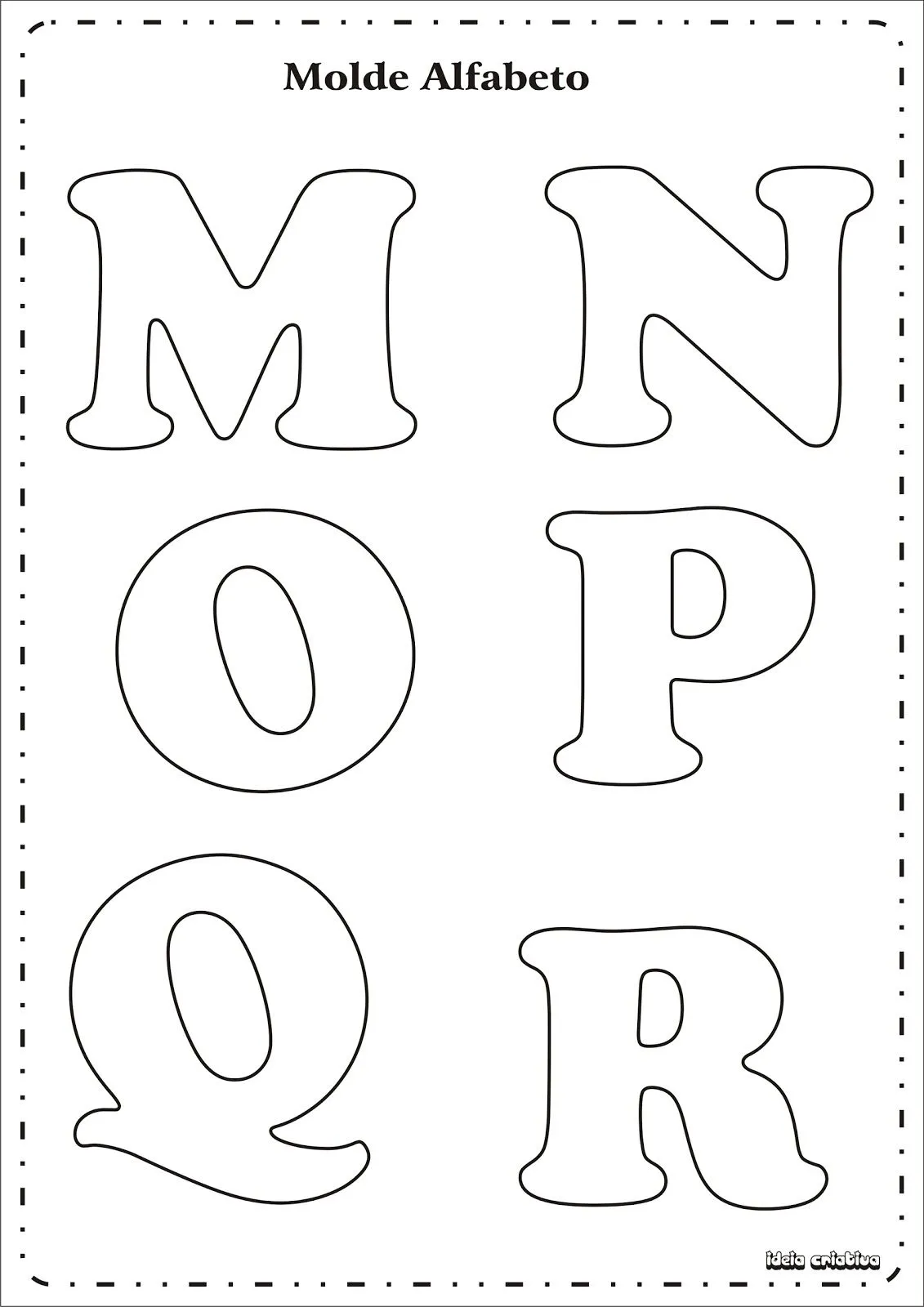 Moldes de letras para imprimir tamaño a4 - Imagui