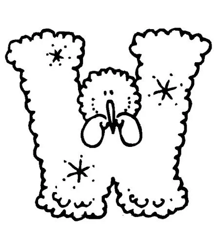 MOLDES DE LETRAS DE INVIERNO Y PRIMAVERA