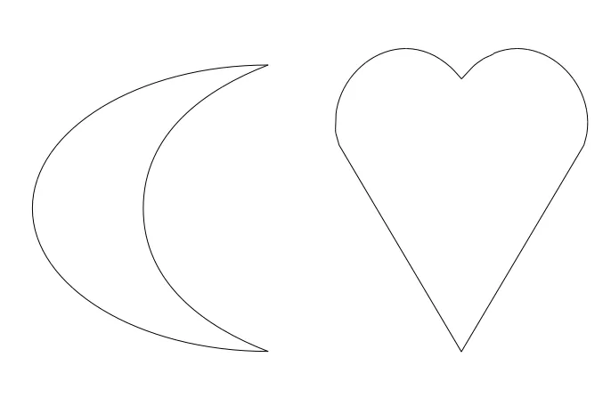 Moldes de lunas para imprimir - Imagui