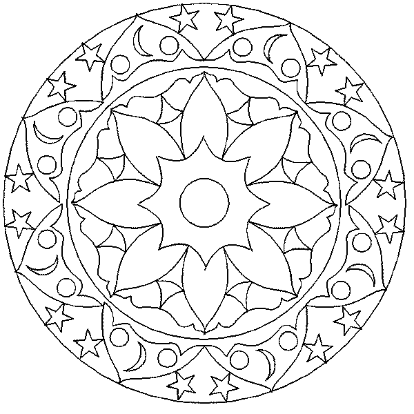 Moldes de mandalas - Imagui