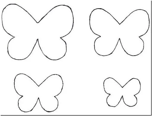 Moldes de mariposas de fomix - Imagui