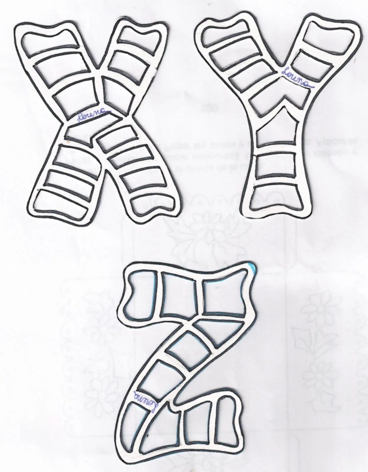 Mis moldes y mas.: LETRAS DE ABC,