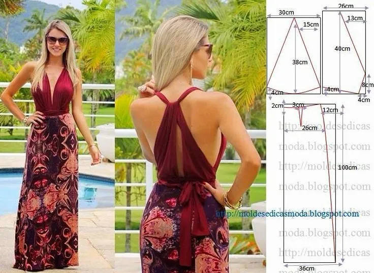 Moldes Moda por Medida: VESTIDO FÁCIL DE FAZER - 12 | couture ...