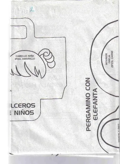 Moldes de niño y niña en foami - Imagui