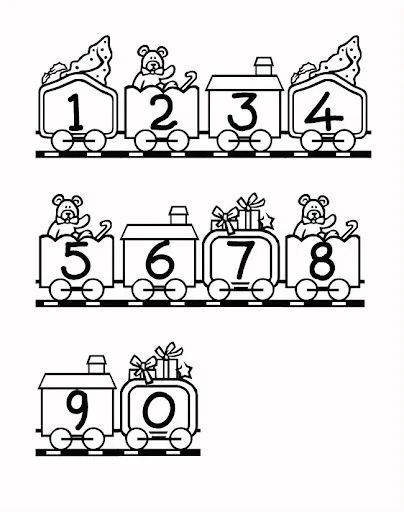 MOLDES DE NUMEROS