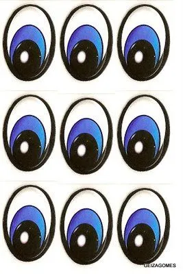 Moldes de ojos para recortar - Imagui