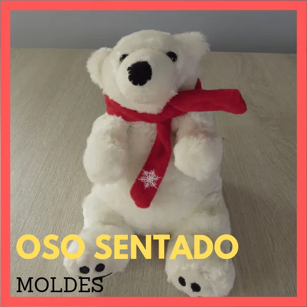 MOLDES DE OSO SENTADO – ARTE JESICA